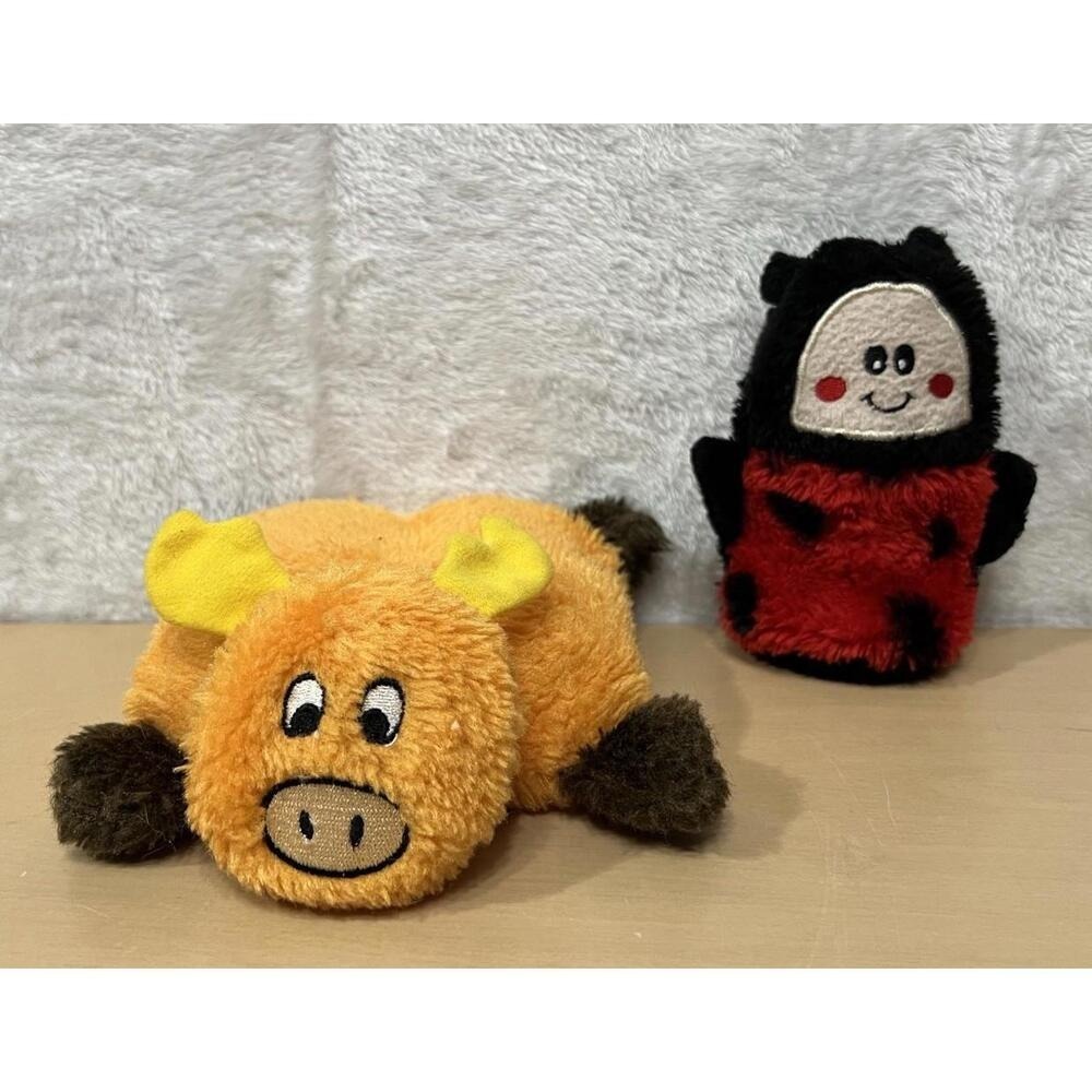ZippyPaws Plush Dog Toy + Mini Ladybug
